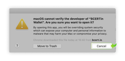 Install BeyonCerts Wallet